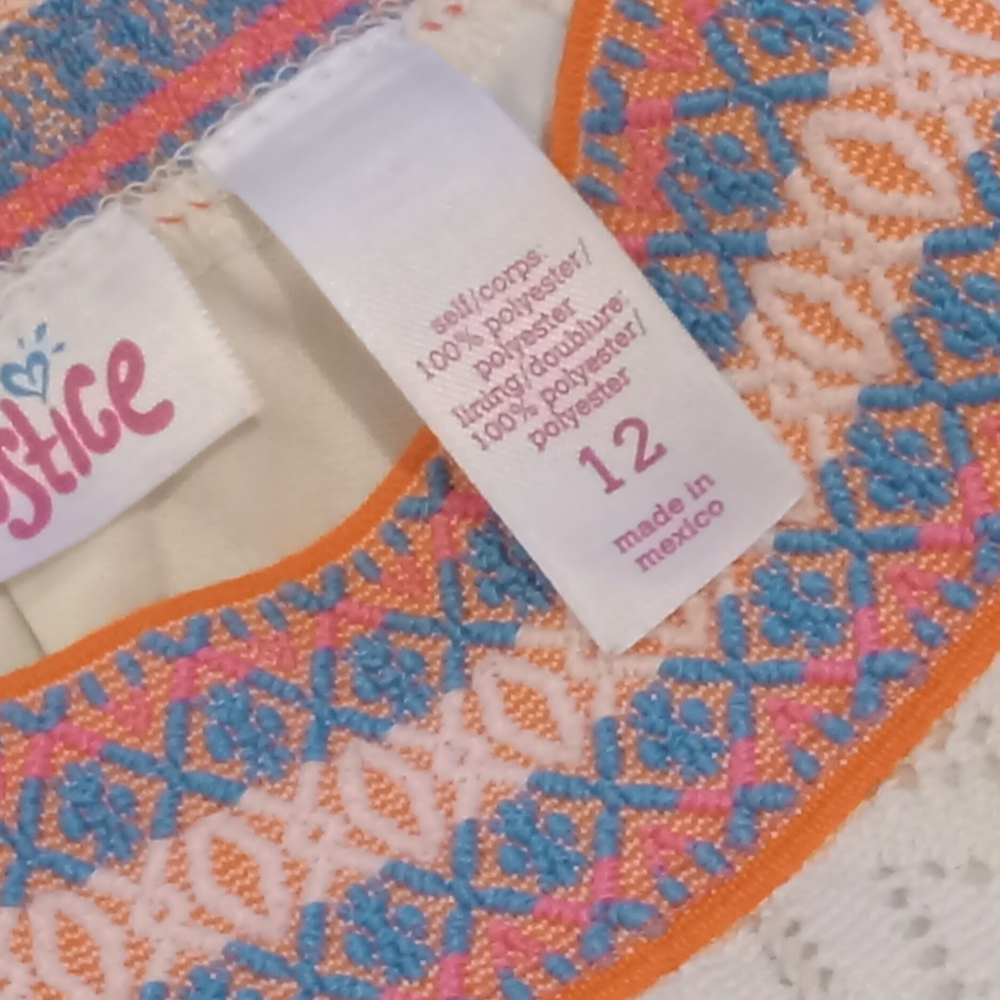 Justice Colorful Lace Dress